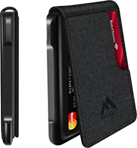 MURADIN Wallet Tactical Bifold Minimalist Wallets for Men Metal RFID Blocking Aluminum

