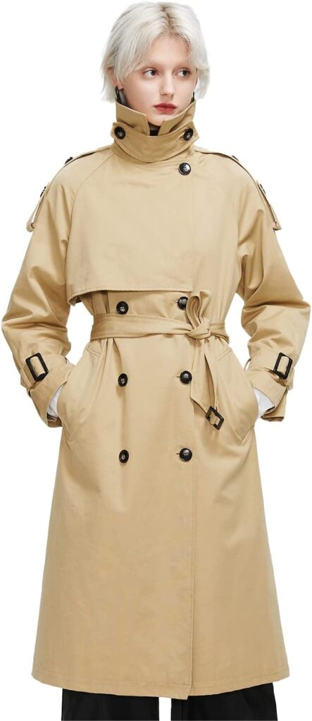 ZIAI Long Trench Coat For Women Oversize Women's Fall Jackets
