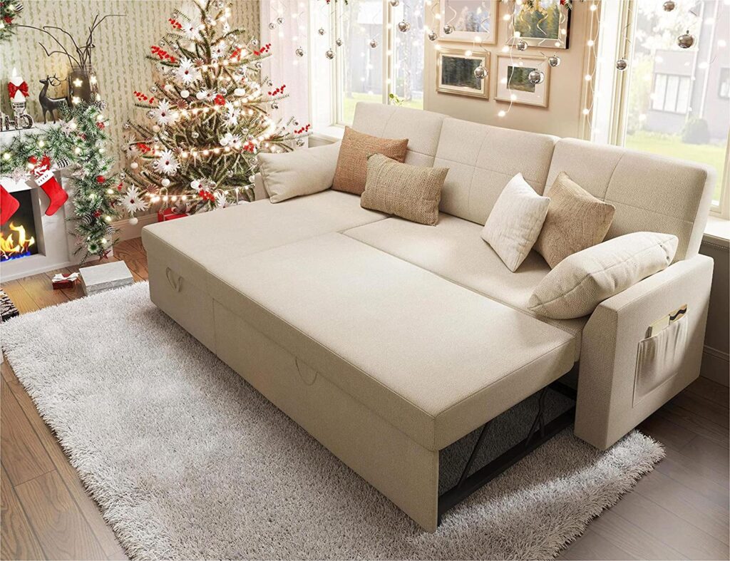 Papajet Sleeper Sofa, Sofa Bed with Storage
